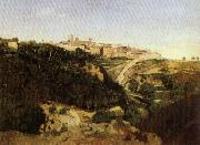 Jean Baptiste Camille  Corot Volterra painting